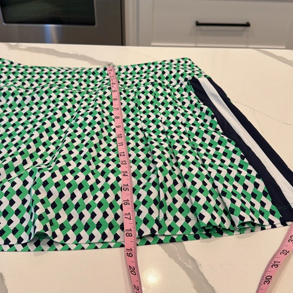Kinona Green and White Golf Skort for Athletic Wear XL - Picture 4 of 8